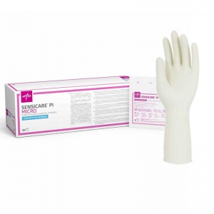 Medline Sensicare PI Micro Powder-Free Surgical Gloves
