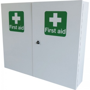 Safety First Aid Double Door Single Depth Cabinet