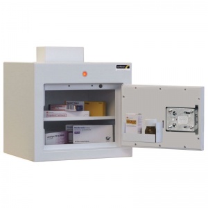 Sunflower Medical Controlled Drug Cabinet with One Shelf, One Door Tray and Warning Light 36 x 34 x 27cm