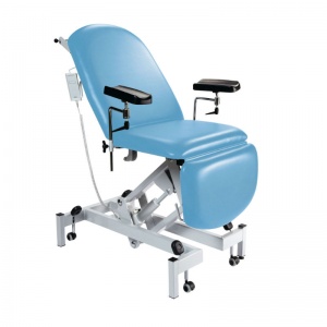 Sunflower Medical Cool Blue Fusion Electric Height Phlebotomy Chair