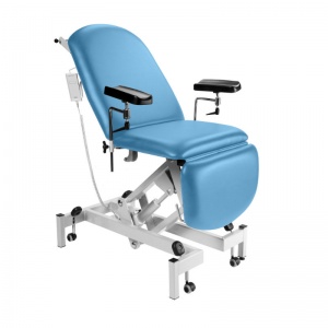 Sunflower Medical Sky Blue Fusion Electric Height Phlebotomy Chair