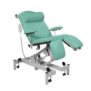 Sunflower Medical Mint Fusion Electric Height Treatment Chair with Split Foot Section and Tilting Seat