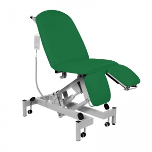 Sunflower Medical Green Fusion Electric Height Treatment Chair with Split Foot Section