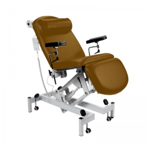 Sunflower Medical Walnut Fusion Electric Phlebotomy Chair with Tilting Seat