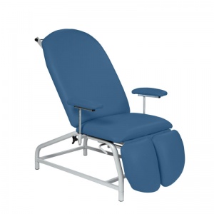 Sunflower Medical Navy Fusion Fixed-Height Treatment Chair with Adjustable Feet