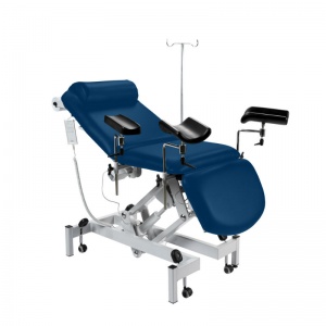 Sunflower Medical Navy Fusion Drop End Multi-Discipline Couch with Electric Adjustment