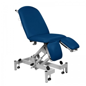 Sunflower Medical Navy Fusion Hydraulic Height Treatment Chair with Split Foot Section