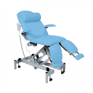 Sunflower Medical Cool Blue Fusion Podiatry Electric Tilting Chair