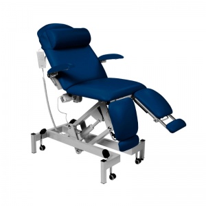 Sunflower Medical Navy Fusion Podiatry Electric Tilting Chair