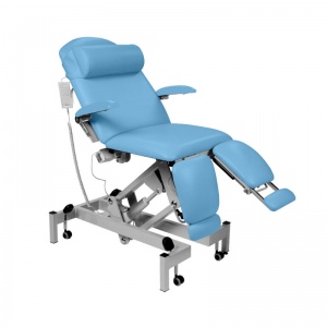 Sunflower Medical Sky Blue Fusion Podiatry Electric Tilting Chair