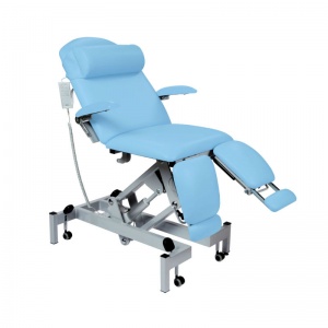 Sunflower Medical Cool Blue Fusion Podiatry Electric Trendelenburg Chair