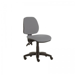 Sunflower Medical Grey Mid-Back Twin-Lever Intervene Consultation Chair with Black Base