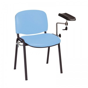 Sunflower Medical Cool Blue Vinyl Phlebotomy Chair