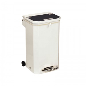 Sunflower Medical 20 Litre Clinical Hospital Waste Bin with Black Lid for Domestic Waste