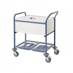 Sunflower Medical Locked Top Records Transfer Trolley