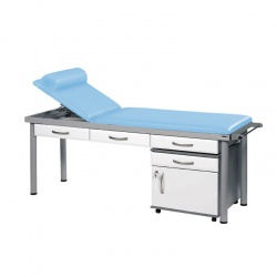 Sunflower Medical Cool Blue Practitioner Deluxe Examination Couch