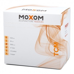 MOXOM TCM Uncoated Acupuncture Needles (Bulk Pack of 1000)