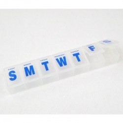 Seven-Day Pill Organiser Box for the Visually Impaired