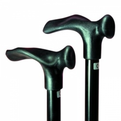Height-Adjustable Comfort-Grip Walking Stick (Right-Hand)
