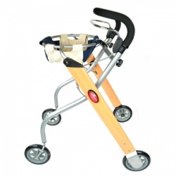 Let's Go Indoor Rollator Walker with Storage Bag and Tray