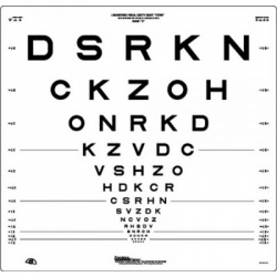 Precision Vision 4-Metre ETDRS LogMAR Chart (Chart 2 Original)