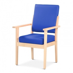 Bristol Maid Blue Vinyl Hospital Armchair