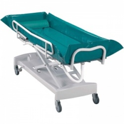 Harvest Adjustable Hydraulic Bed Bath Trolley