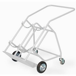Bristol Maid Double-Cylinder Transportation Trolley with Stabilisers for F and G Cylinders