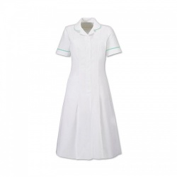 Alexandra Workwear Traditional Women's White Classic Collar Dress