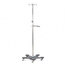 Bristol Maid Four-Hook Mobile IV Stand (With Handle & Spearmint-Cap)