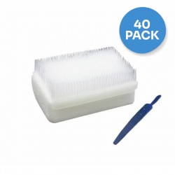 Medline Dry Sterile Surgical Scrub Brush (Box of 40)