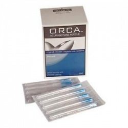 ORCA Accent Silver Acupuncture Needles with Tube (Pack of 100)