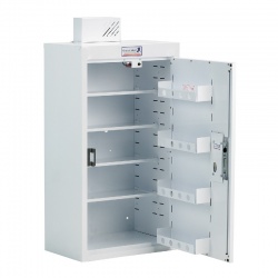 Bristol Maid Right-Opening Lockable Drug Cabinet With Light (8 Shelves)