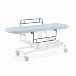 Fold-Down Side Support Rails for SEERS Hydraulic Therapy Bobath Couch