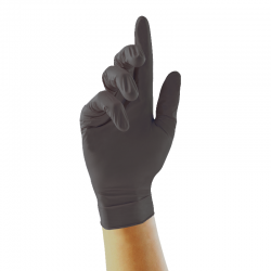 Unigloves Select Black Nitrile Tattoo Artists Gloves GT003