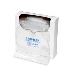 Simulaids Sani-Adult CPR Manikin Face Shield/Lung System (100 Pack)