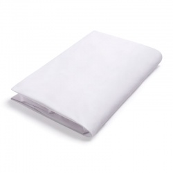 Sleep Knit Smart Sheets White Polycotton Bottom Bed Sheet (Single)