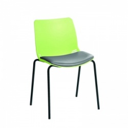 Sunflower Medical Green Neptune Visitor Chair with Grey Vinyl