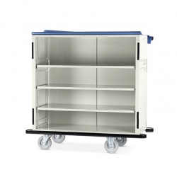 Bristol Maid Large Hospital Linen Trolley (With Flexible Cover)