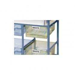 Additional Double Depth Narrow Tray for the Sunflower Medical Ward Drug and Medicine Dispensing Trolleys