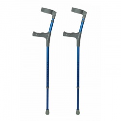 Adjustable Forearm Soft-Grip Crutches (Pair)