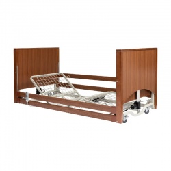 Alerta Lomond Floor 2 Ultra-Low Profiling Bed (Walnut)