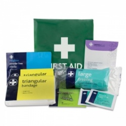 Basic HSE One Person Travel First Aid Kit in Vinyl Wallet - Money Off!