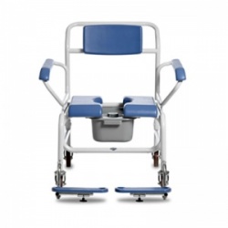 Bristol Maid Bariatric Mobile Commode Chair with Butterfly Armrests (710mm)
