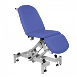 Sunflower Medical Mid Blue Fusion Hydraulic Height Treatment Chair with Single Foot Section