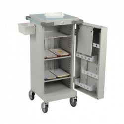 Bristol Maid Blister Packed MDS Trolley with Single Door, Three Shelves and Bolt Lock