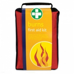 Burns First Aid Kit in Red Stockholm Bag