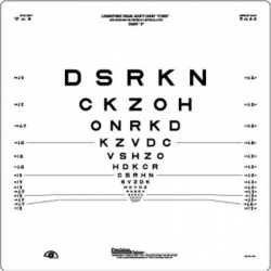 Precision Vision 2-Metre ETDRS LogMAR Chart (Chart 2 Original)