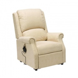Drive Restwell Chicago Standard Single Motor Fabric Beige Riser Recliner Chair