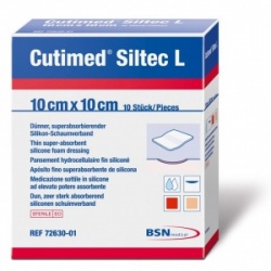 Cutimed Siltec L Foam Dressing (Pack of 10)